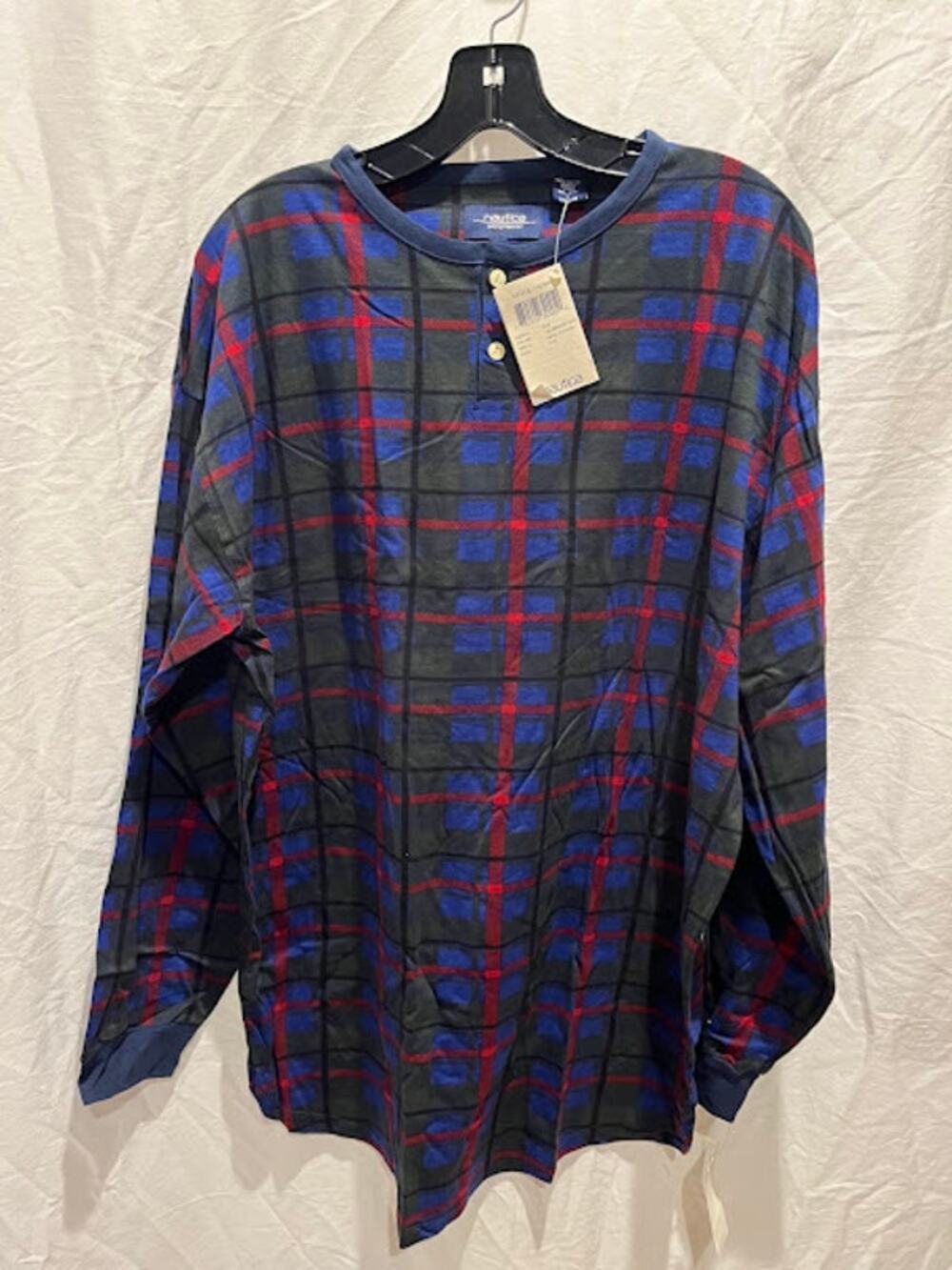 Nautica Sleepwear Nightshirt Cotton Sz L NWT VTG Y2K